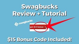 Swagbucks Review  Tutorial 15 Bonus Code Included [upl. by Ainniz]