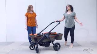 Evenflo Pivot Xplore™ AllTerrain Stroller Wagon  How To amp Demo [upl. by Mariellen411]