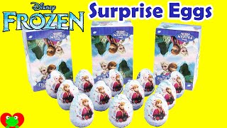 Disney Frozen Chocolate Surprise Eggs [upl. by Beller788]