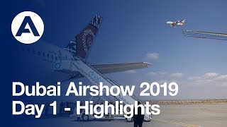 DubaiAirshow 2019 Day 1  Highlights [upl. by Anreval]