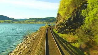 🇳🇴 Norway train ride cab view Nordland Railway Trondheim  Bodø spring [upl. by Lokcin]