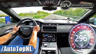 600HP Range Rover Velar SV Manhart TOP SPEED on AUTOBAHN by AutoTopNL [upl. by Leimad]