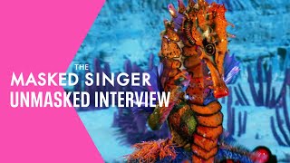 Seahorses First Interview Without The Mask  Season 4 Ep 10  THE MASKED SINGER [upl. by Ylus459]