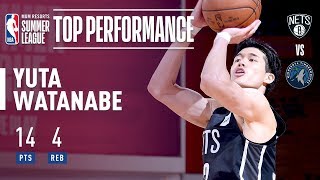 Yuta Watanabe Scores 14pts amp 4rebs In The 2018 MGM Resorts Sumer League [upl. by Flss]