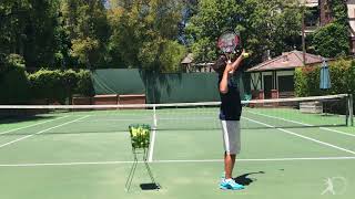 How to Hit a Tennis Slice Serve STEP BY STEP [upl. by Hgeilhsa697]