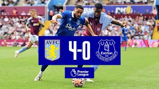 PREMIER LEAGUE HIGHLIGHTS ASTON VILLA 40 EVERTON [upl. by Bela]