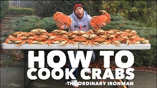 How to Cook Crabs Dungeness Crab Boil [upl. by Attenyl]