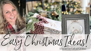 EASY CHRISTMAS IDEAS  CRAFT AND GIFT IDEAS  2022 [upl. by Flavian]