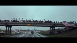 American Sniper  Chris Kyle Funeral Procession amp Tribute [upl. by Wera577]