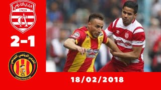 Club Africain 21 Espérance Sportive 2018 دربي العاصمة [upl. by Elatsyrc]