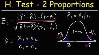 Hypothesis Testing With Two Proportions [upl. by Dougall727]