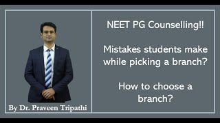 NEET PG counselling Commonest mistakes students make while picking a PG seat neetpgcounselling [upl. by Eillime]