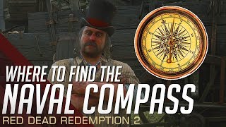 Red Dead Redemption 2  Where To Find The Naval Compass Camp Item Request  Pearson [upl. by Richel]