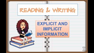 Grade 11  Reading and Writing Module 3 Explicit and Implicit Information Based on the MELCs [upl. by Fulks]