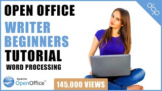 Open office 4 writer beginners tutorial  Word Processing Tutorial [upl. by Anitsugua]