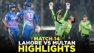 Full Highlights  Lahore Qalandars vs Multan Sultans  Match 14  HBL PSL 9  M2A1A [upl. by Harimas]