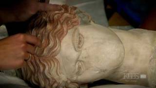 Painted Marble bust Herculaneum Uncovered excerpt [upl. by Kenny272]