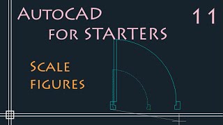 AutoCAD 2D  How to Scale a drawing  PART 1Resize objects [upl. by Eignat]