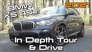 2021 BMW X5 xDrive45e Start Up Test Drive amp In Depth Review [upl. by Ayekram346]