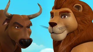 Divide And Rule  Animal Stories  Hindi Stories for Children  Infobells [upl. by Trev]