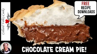 Grannys Old Fashioned Chocolate Cream Pie  CVCs Holiday Baking [upl. by Addi]