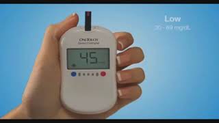 How to Use One Touch Select Simple Glucometer Demo [upl. by Sidnee]