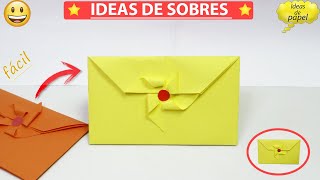 Como Hacer SOBRES DE PAPELSOBRES PARA REGALOS MANUALIDADES [upl. by Flosser644]