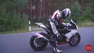 Aprilia RSV4  sc project sound exhaust rev [upl. by Nemracledairam]