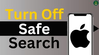 How to Turn OFF Safe Search on iPhone [upl. by Boonie]