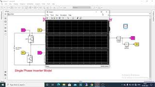 Single Phase PWM Inverter using MATLAB  Simulink [upl. by Pavla]