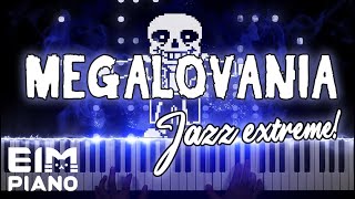 【Undertale】 Megalovania  Piano Cover Jazz extreme [upl. by Stillman]