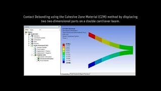 ANSYS Mechanical Delamination Analysis using Contact Debonding [upl. by Vento131]