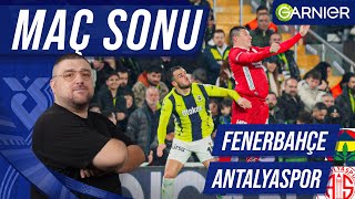 FenerbahçeAntalyaspor  Maç Sonu Değerlendirmesi [upl. by Anisamot]