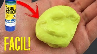 Como hacer SLIME con solo 2 ingredientes [upl. by Assilam]