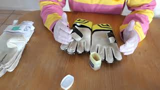 Add grip to your Goalkeeper Glove using Vaseline [upl. by Oulman]