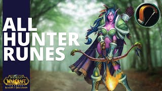 WoW SOD All Hunter Rune Locations Guide [upl. by Alliuqahs317]