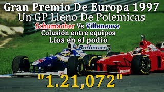 Un GP Lleno de Polémicas  GP De Europa Jerez 1997  HistoriasF1 [upl. by Nahgrom]