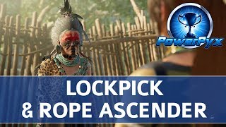 Shadow of the Tomb Raider  How to Get Lockpick amp Rope Ascender [upl. by Annehcu]