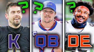 Who is the BEST Player at Every Position in the NFL Right Now 2021 [upl. by Laeira]