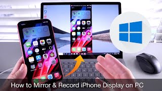 How to Mirror iPhone to PC EASY [upl. by Vtehsta]