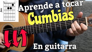 Cumbia en Guitarra Tutorial [upl. by Llehsim]