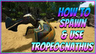 Ark Xbox amp PS4 How To Spawn amp Use The Tropeognathus [upl. by Field111]