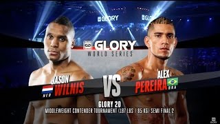 GLORY 20 Jason Wilnis vs Alex Pereira Full Video [upl. by Paine]