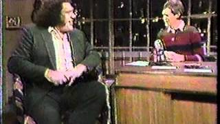 Andre the Giant on Letterman [upl. by Pattin]