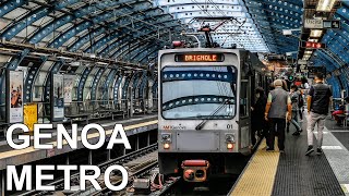 🇮🇹 Genoa Metro  Metro di Genova 4K 2020 [upl. by Nielson]