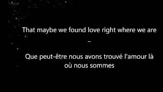 Ed Sheeran  Thinking Out Loud Lyrics amp Traduction Francaise [upl. by Franz982]