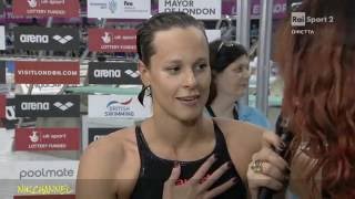 Federica Pellegrini ORO 200sl Europei di nuoto Londra 2016 [upl. by Llehcnom]