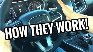 PADDLE SHIFTERS How They Work Explained [upl. by Yobybab]