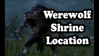 Werewolf Shrine Location in The Rift ✪ Elder Scrolls Online ESO [upl. by Dinsdale]