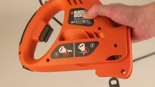 How to change the blade on a BLACKDECKER™ Scorpion® Saw [upl. by Ennahoj]